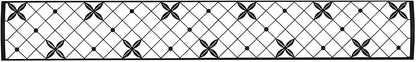Infratech BL4D61 Dual Element Traditional Motif Upgrade Kit For 61 Inches Heaters - Black Color
