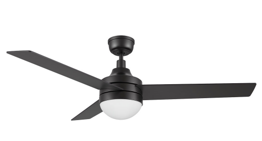 Carro USA CFW523E6-L12-B2-1 Kimball Contemporary LED 52" Ceiling Fan, Black Finish