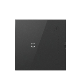 Legrand ADTH4FBL3PG4 Adorne 0-10V Touch Dimmer with Microban, Graphite Finish
