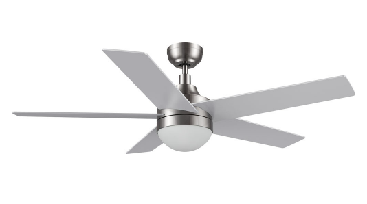 Carro USA CFW525E6-L11-SJ-1 Kimball Contemporary LED 52" Home Ceiling Fan, Brushed Nickel/Silver Finish