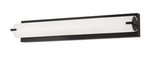 AFX Lighting AXLV2404LAJUDBK Axel 25 Inch LED CCT Bath Vanity Light In Black With White Cylinder Acrylic Diffuser