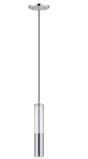 ET2 Contemporary Lighting E11000-24PC Torch 2.5" LED Pendant, Color Temperature 3000K, 450 Lumens, Voltage 120V, Polished Chrome Finish