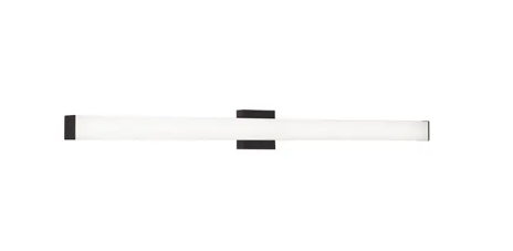 AFX Lighting TADV4804LAJUDBK Tad 48" LED Vanity Light, Wattage 34W, Multi-Color Temperature, Voltage 120-277V, Black