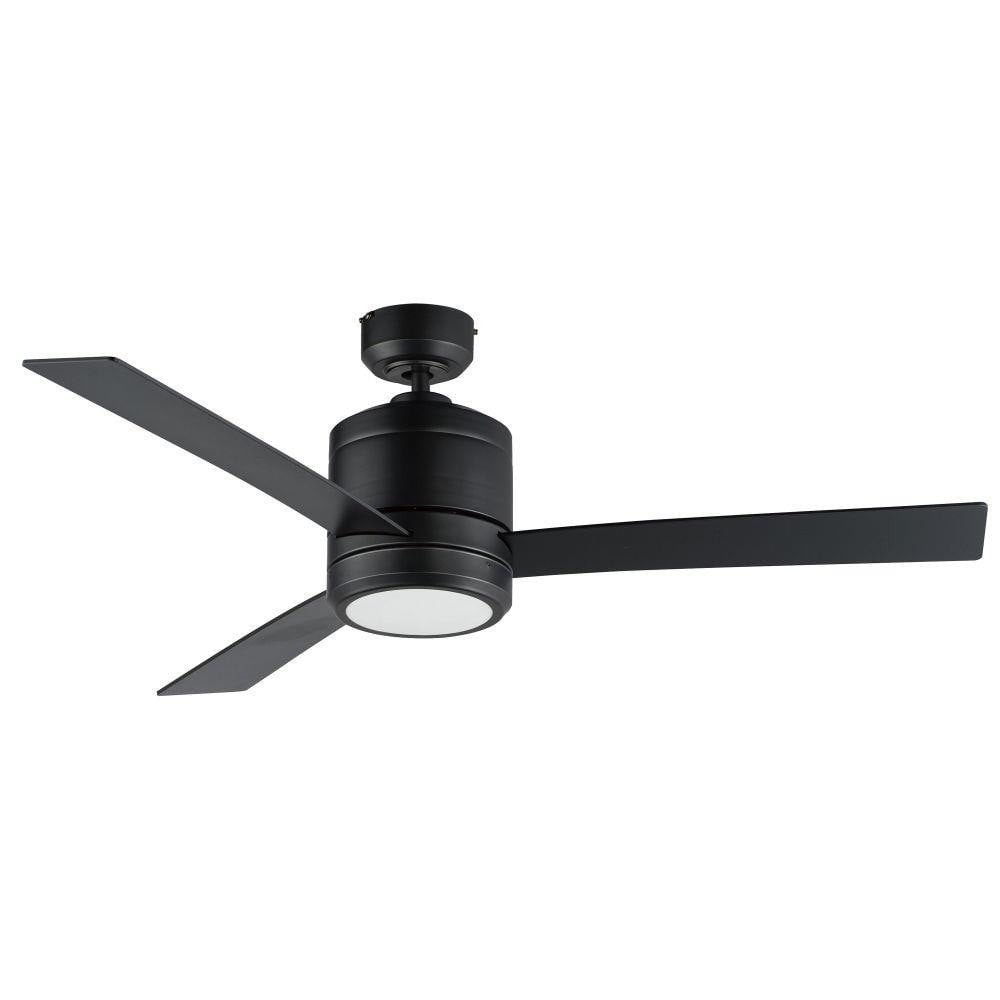 Maxim Lighting 88806SN Tanker 52 Inch Satin Nickel Ceiling Fan with LED Light Kit - Angle View