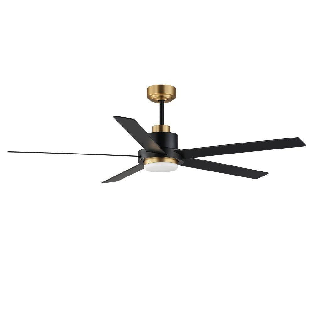 Maxim Lighting 88826SN Daisy 5 Blade 60 Inch Satin Nickel Ceiling Fan with Light