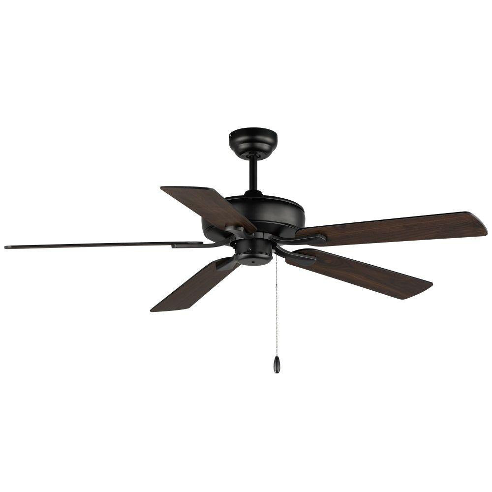 Maxim Lighting 88935BK Super Max 5 Blade 52 Inch Black Ceiling Fan