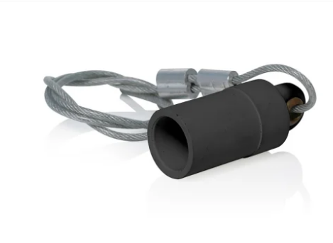 Leviton 15P22-UE 15 Series Cam-Type Female Protective Cap, Taper Nose, Black