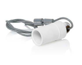 Leviton 15P22-UW 15 Series Cam-Type Female Protective Cap, Taper Nose, White