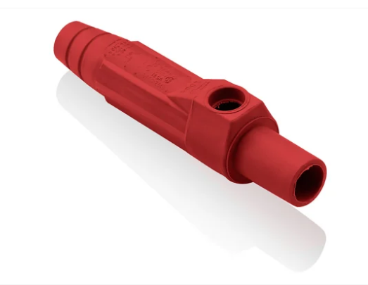 Leviton 15SDF-1UR 15 Series Cam-Type Replacement Sleeve for Female Detachable Plug, Red