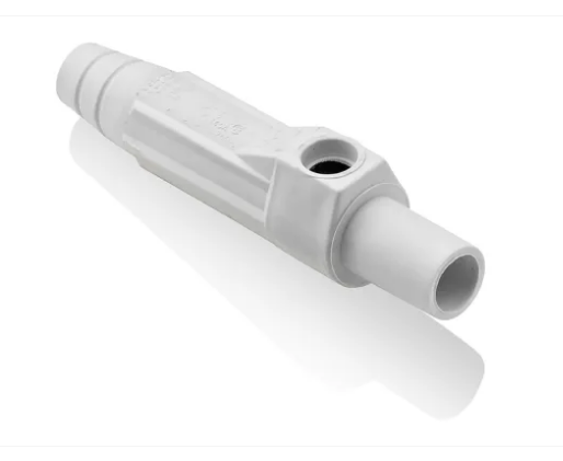 Leviton 15SDF-1UW 15 Series Cam-Type Replacement Sleeve for Female Detachable Plug, White