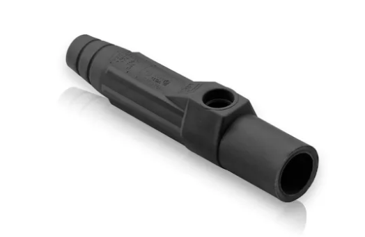 Leviton 15SDM-1UE 15 Series Cam-Type Replacement Sleeve for Male Detachable Plug, Black