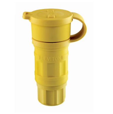 Leviton 15W16 Industrial Grade, Wetguard Connector 15 Amp, 347 Volt