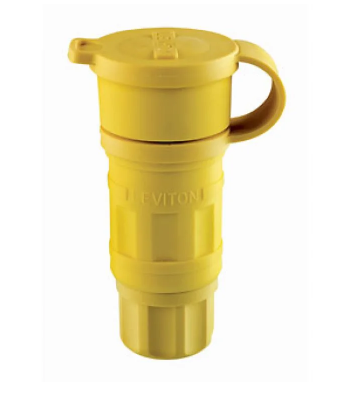 Leviton 15W48 Industrial Grade Wetguard Connector 20 Amp, 250 Volt