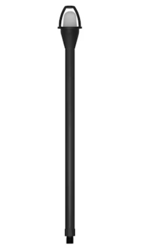 EnvisionLED PL-24-ALM-BL-12V 24" Low Voltage Path Light Stem, Wattage 35W Max Halogen/LED, Voltage 12V, G4 Aluminum, Black