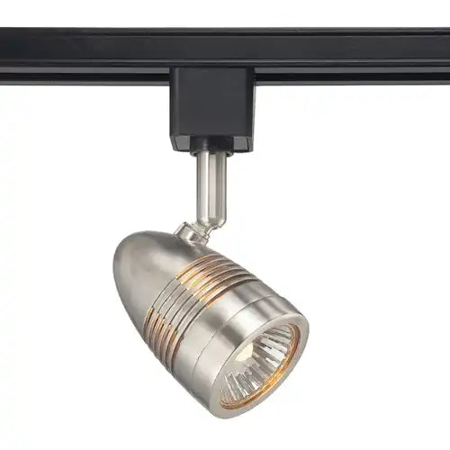 Eurofase Lighting 23404-042 GU10 Single Bullet Track Head, Voltage 120V, Wattage 50W, Black/Nickel