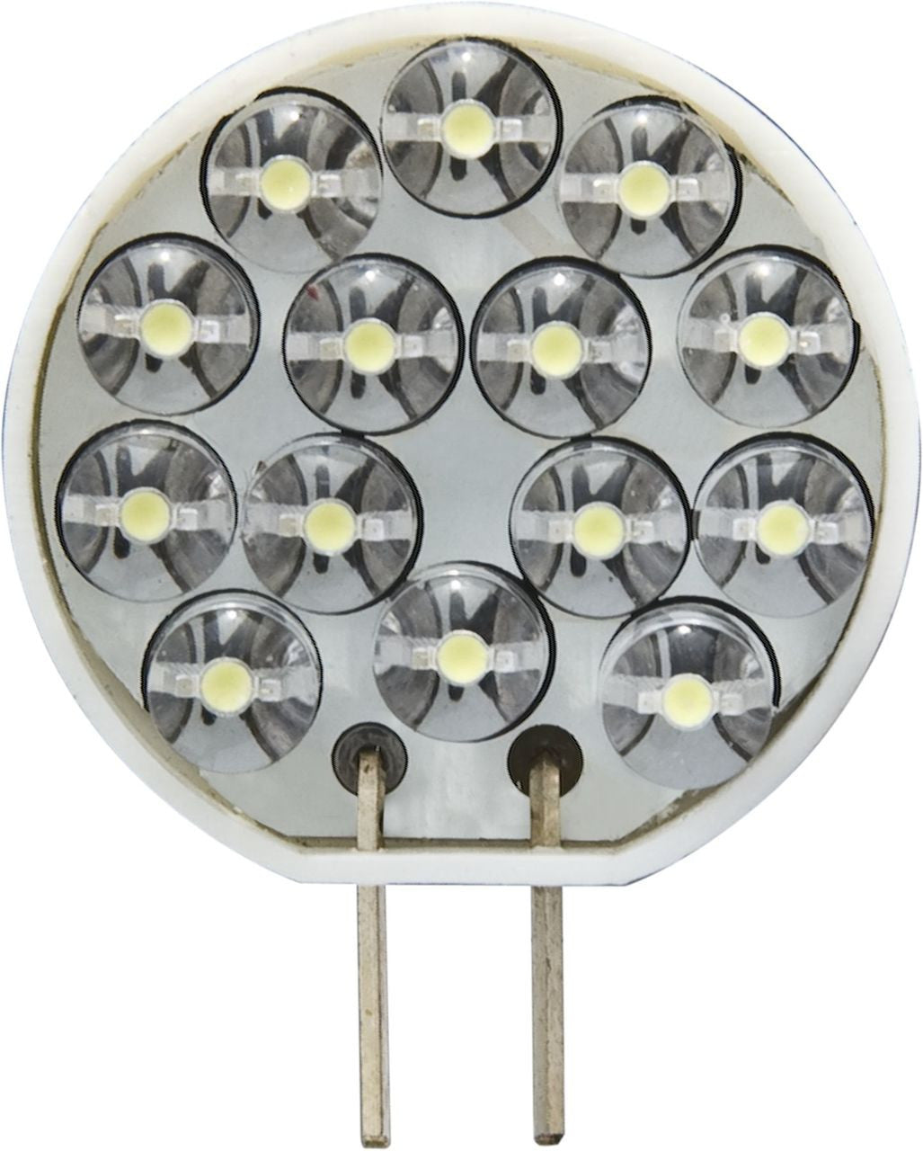 Dabmar Lighting DL-JC-LED/14/65K/W LED Light, JC Type, G4 Base, 14 LEDs, Wattage 0.7W, Voltage 12V, Color Temperature 65k, White