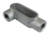 Orbit LR7-400 4" Gray Iron Form 7 Threaded Conduit Body "LR" Series