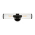 Maxim Lighting 11472CRSBR Crosby 2 Light Wall Sconce Matte Black