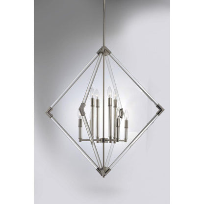 Maxim Lighting 16106CLPN Lucent 8 Light Polished Nickel Pendant Ceiling Light