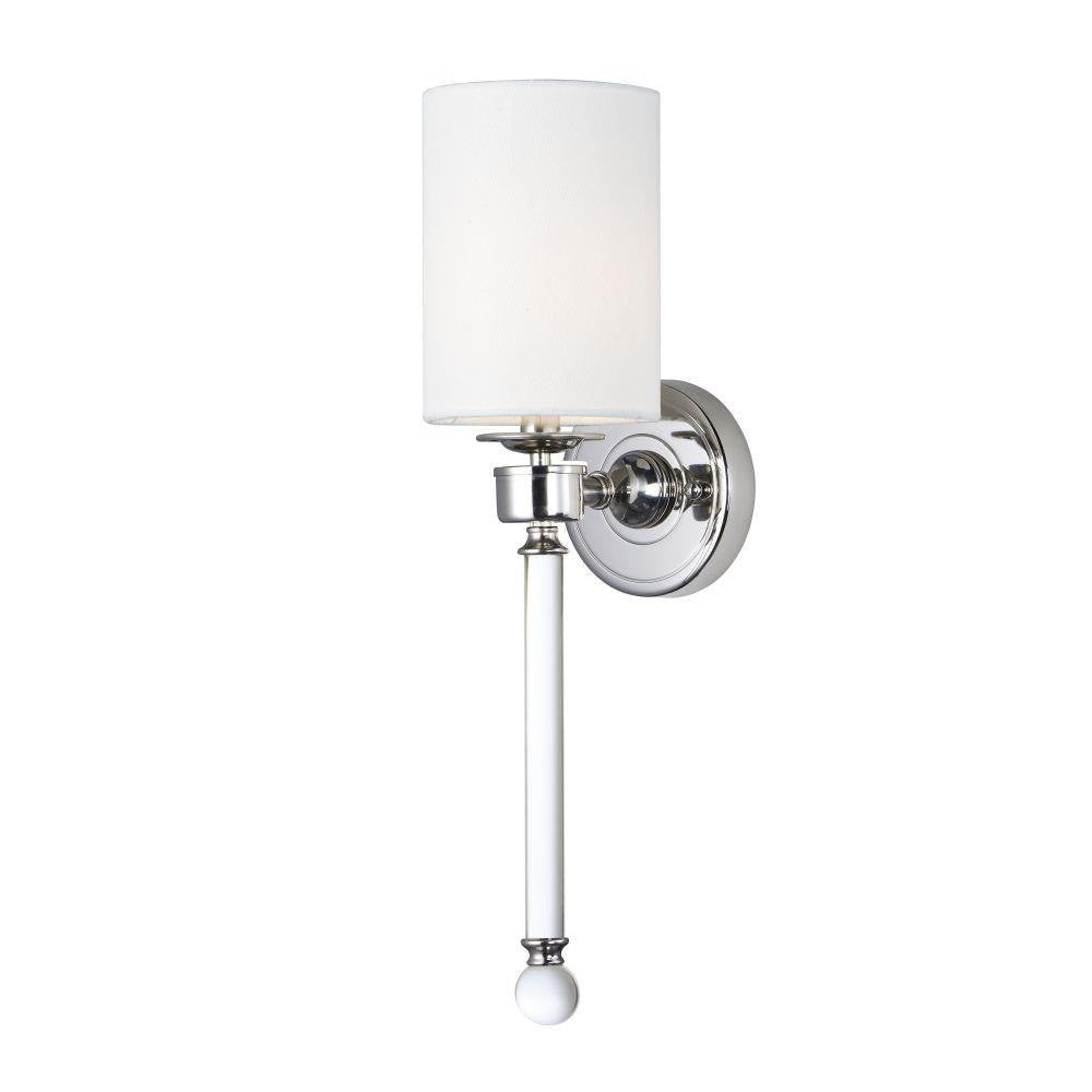 Maxim Lighting 16109WTCLPN Lucent 1 Light Polished Nickel Wall Sconce - Full Product View