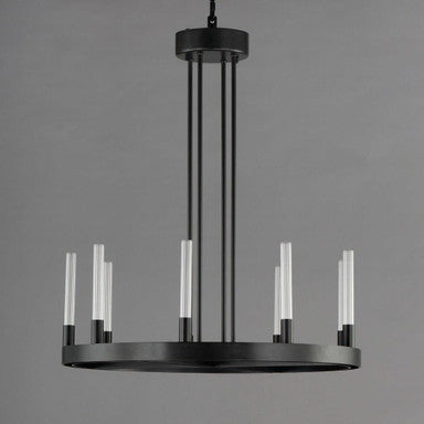 Maxim Lighting 16162CRBK Ovation 9 Light Black Chandelier alternate angle view
