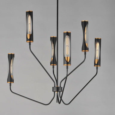 Maxim Lighting 16176CLLFGNAB Regent Pendant Ceiling Light - Side View