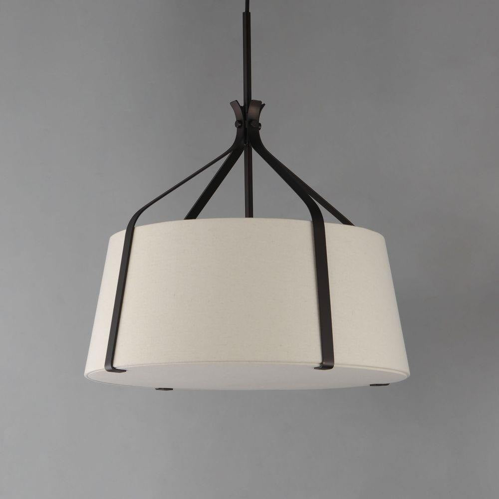 Maxim Lighting 16182WLNAB Bandera Pendant - Angled View