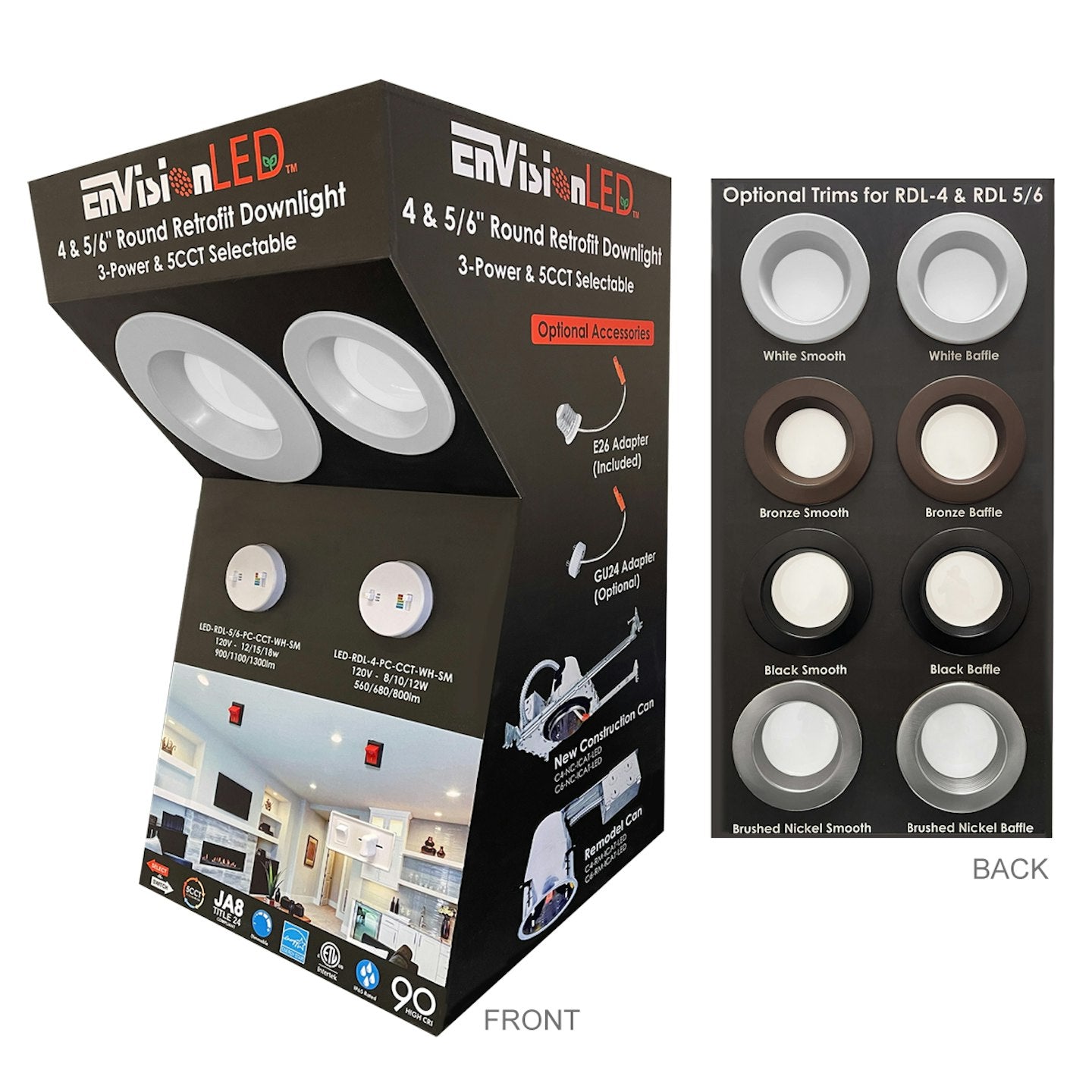 EnvisionLED DISPLAY-RDL LED RDL Downlight Display 5CCT Demo Unit
