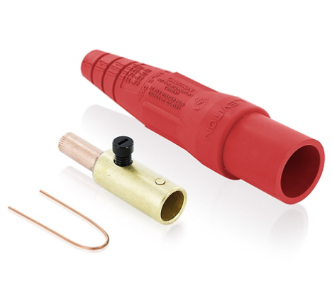 Leviton 16D28-UR 16 Series Male Plug, 3/0 - 4/0 AWG, Crimp Tube Termination