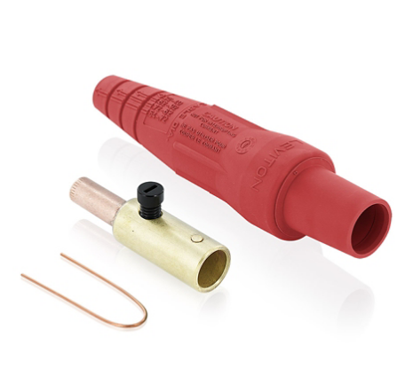 Leviton 16D34-UR Female Plug, #2 - #1 AWG, Crimp Tube Termination