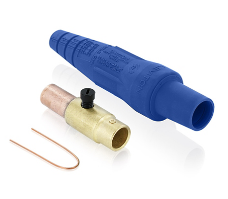 Leviton 16D37-UB 16 Series Female Plug, 3/0 - 4/0 AWG, Crimp Tube Termination