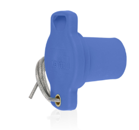 Leviton 16P21-UB 16 Series Male Protective Cap, Cam-Type, Blue