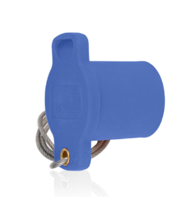 Leviton 16P22-UB 16 Series Female Protective Cap, Cam-Type, Blue Finish