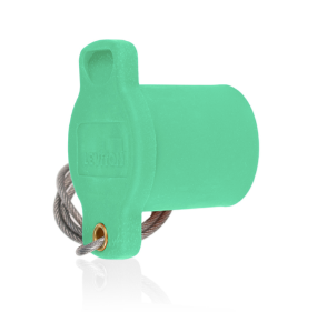 Leviton 16P22-UG 16 Series Female Protective Cap, Cam-Type, Green Finish