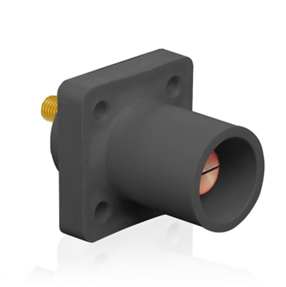 Leviton 16R23-UE 16 Series Male Receptacle, 90-Degree, #2 - 4/0 AWG, 0.75" Threaded Stud