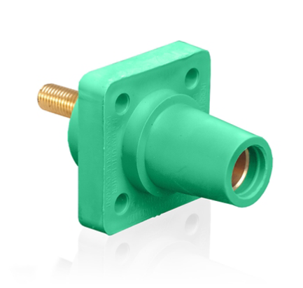 Leviton 16R24-1UG 1.125" Threaded Stud, Female Receptacle, 90-Degree, #2 - 4/0 AWG