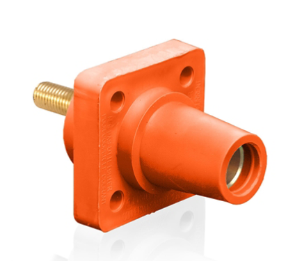 Leviton 16R24-1UO 1.125" Threaded Stud, Female Receptacle, 90-Degree, #2 - 4/0 AWG