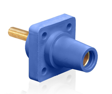 Leviton 16R24-4UB 1.5” Threaded Stud, 16 Series Female Receptacle, 90-Degree, #2 - 4/0 AWG