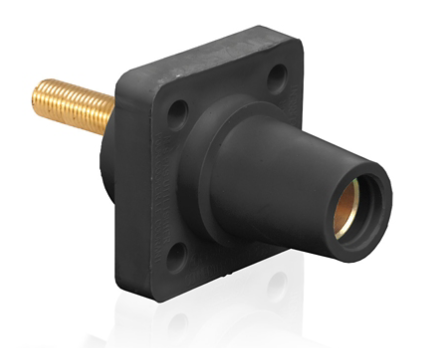 Leviton 16R24-4UE 1.5” Threaded Stud, 16 Series Female Receptacle, 90-Degree, #2 - 4/0 AWG
