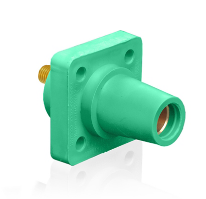 Leviton 16R24-UG 16 Series Female Receptacle, 90-Degree, #2 - 4/0 AWG, 0.75" Threaded Stud