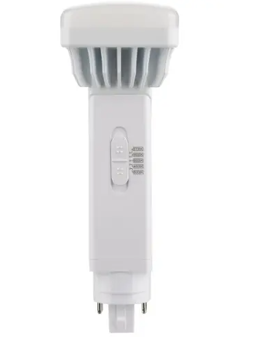 Satco S21412 LED PL Bulb, G24q-4 Base, Wattage 16W, Lumens 1850 lm, Voltage 120V-277V, Multi-Color Temperature, White