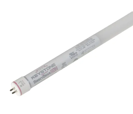 Keystone KT-LED25T5HO-48GC-8CSJ-DX2 48" T5 HO Shatterproof LED Lamp, 3,500 Max Lumens, Wattage 25W, Multi-Color Temperature, Voltage 120-277V, Single or Double Ended