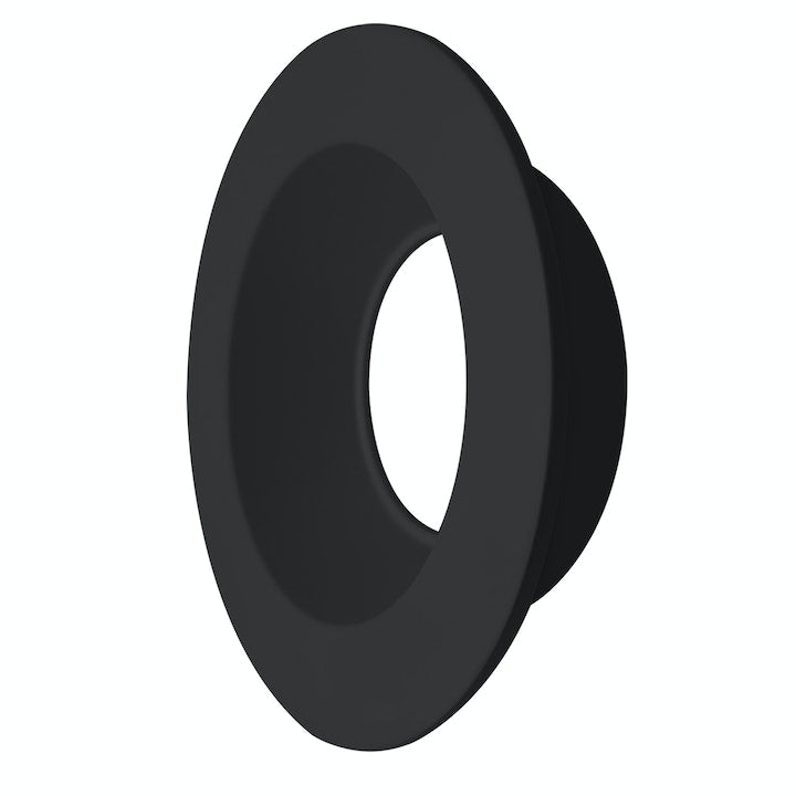 EnvisionLED DLJBX-3RG-TRIM-BLK-R 3-inch Regressed Gimbal Downlight, Round Trim, Black Finish