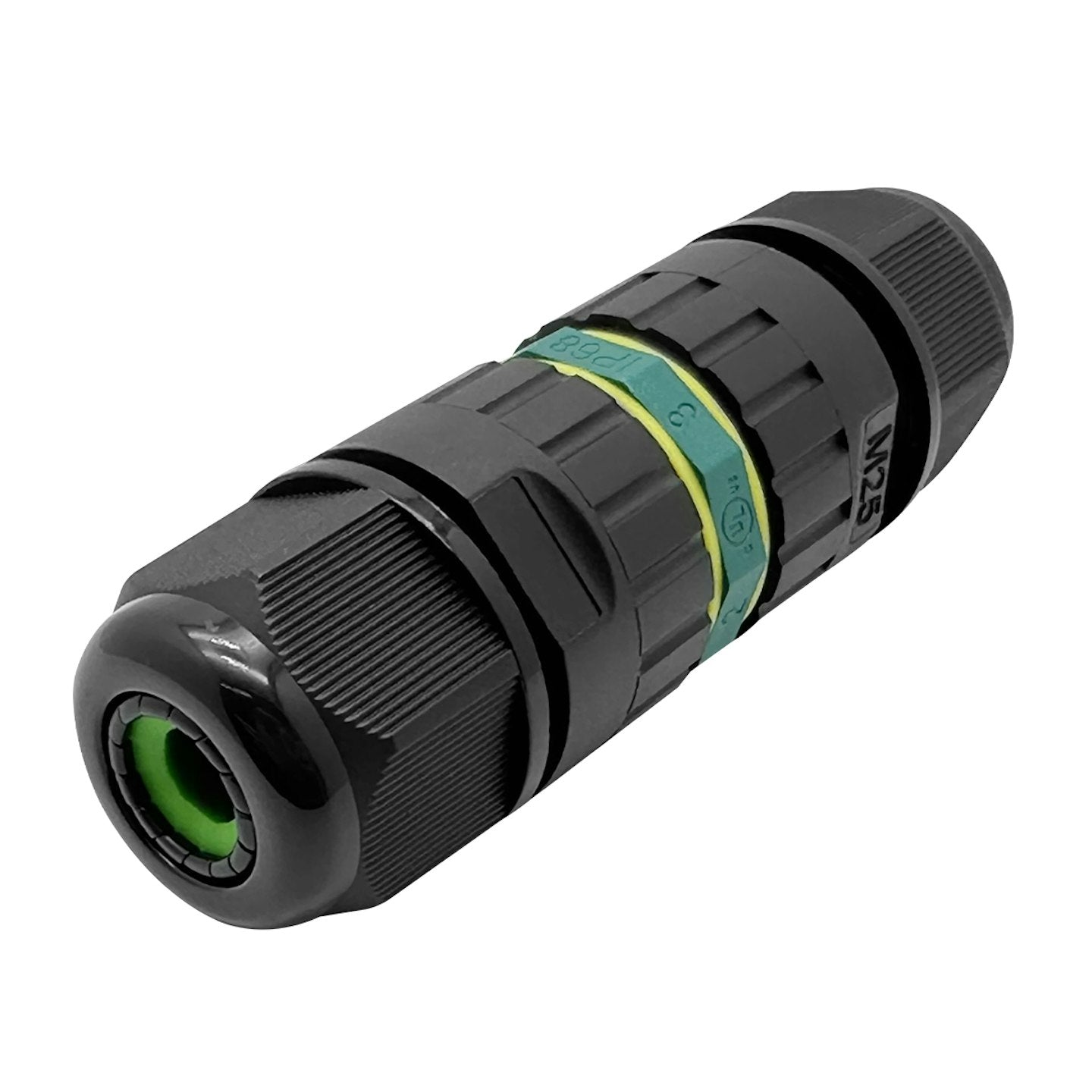 EnvisionLED JBX-WP-3P Waterproof Junction Box Coupling, 3-Wire, 450V, Black Finish