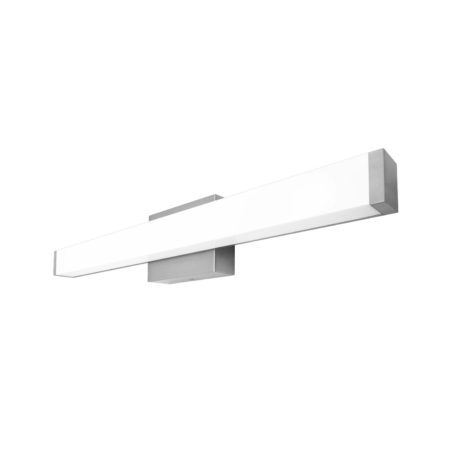 EnvisionLED LED-VT-SQFT-33-3P30-5CCT-BN Vanity Light - Contemporary Square, 19W/22W/30W, 1,600/2,000/2,600 Lumens, 33" - Brushed Nickel