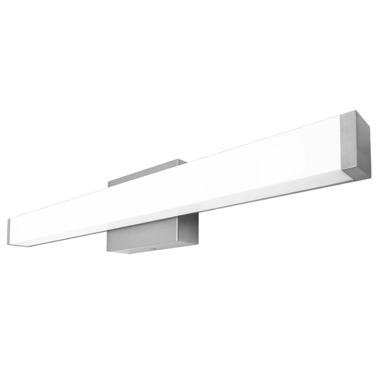 EnvisionLED LED-VT-SQFT-45-3P36-5CCT-BN Vanity Light - Contemporary Square, 22W/29W/36W, 2,000/2,500/3,000 Lumens, 45" - Brushed Nickel