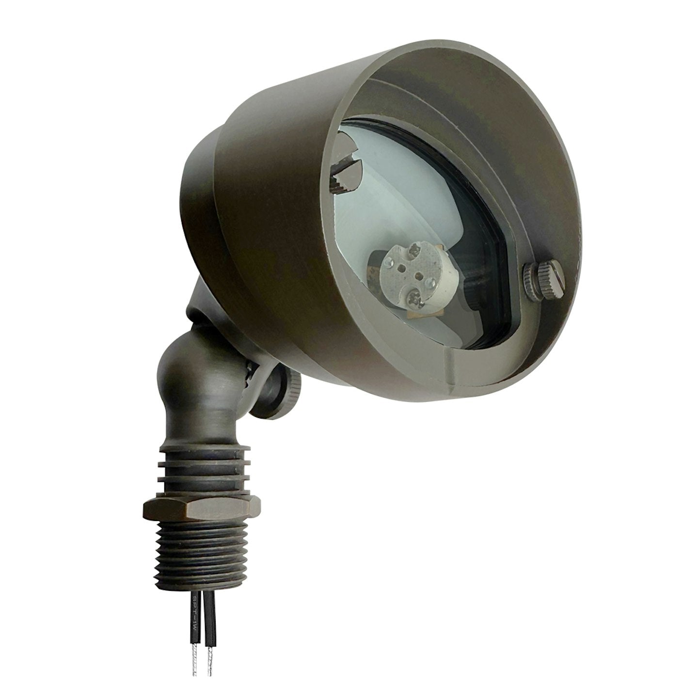 EnvisionLED FL-SM-RD-BR-ORB-12V Landscape Flood Light Small Round 12V Oil Rubbed Bronze
