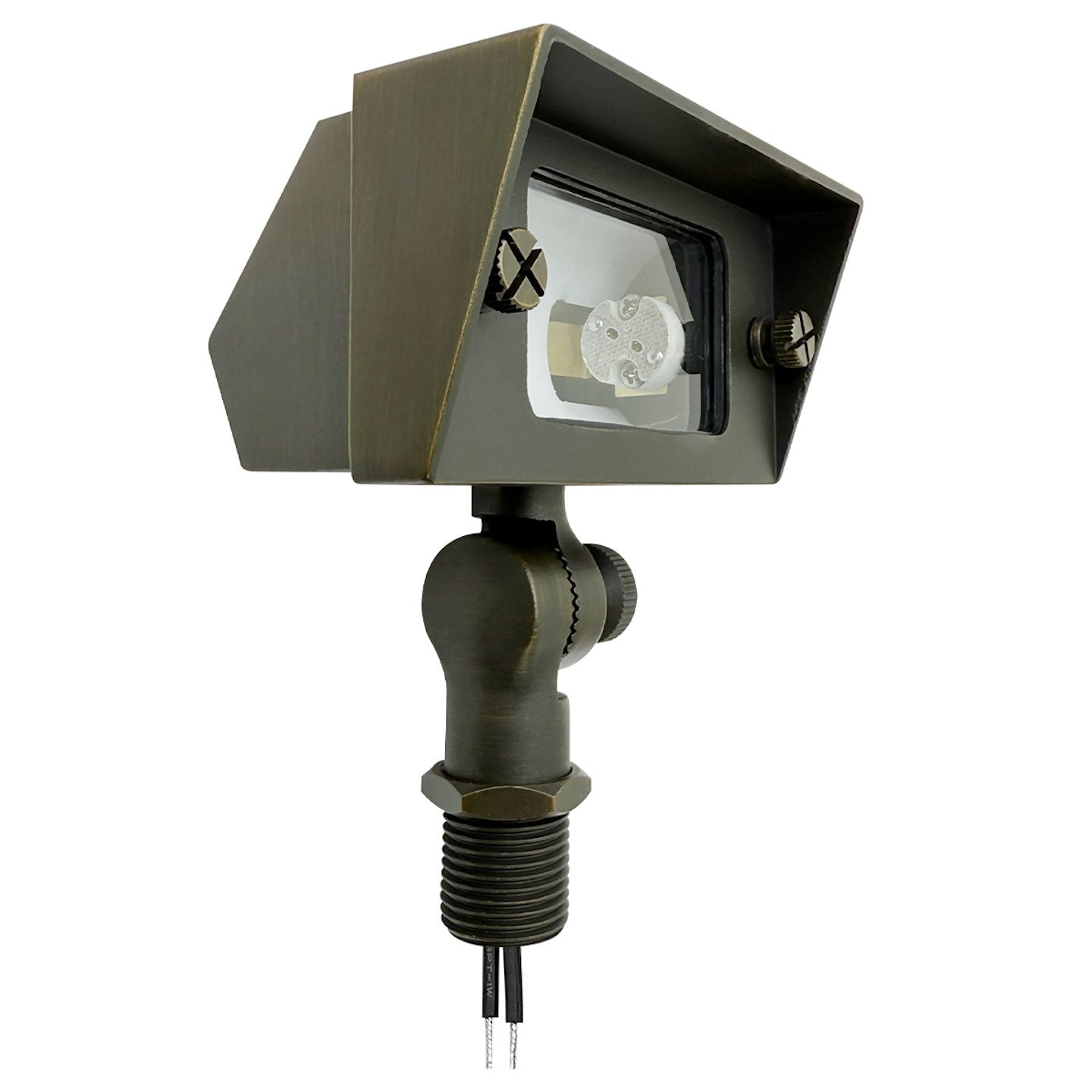 EnvisionLED FL-SM-SQ-BR-ORB-12V Landscape Flood Light Small Square 12V Oil Rubbed Bronze