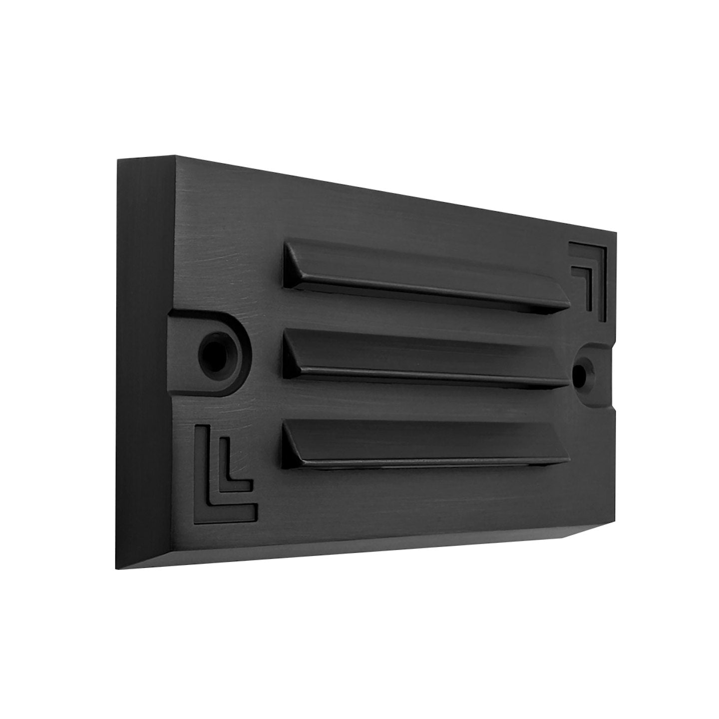 EnvisionLED LED-STEP-LVR-SM-5-3W-5CCT-BR-MBL-LV 5 Inch Step Light 3W 5CCT Matte Black Brass