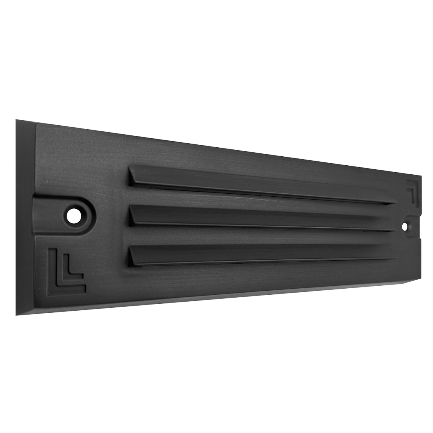 EnvisionLED LED-STEP-LVR-SM-9-5W-5CCT-BR-MBL-LV 5 Inch Step Light 5W 5CCT Matte Black Brass